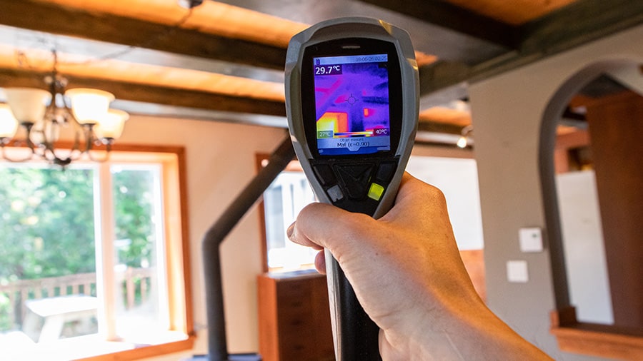 Messung Wärmebrücken beim Haus